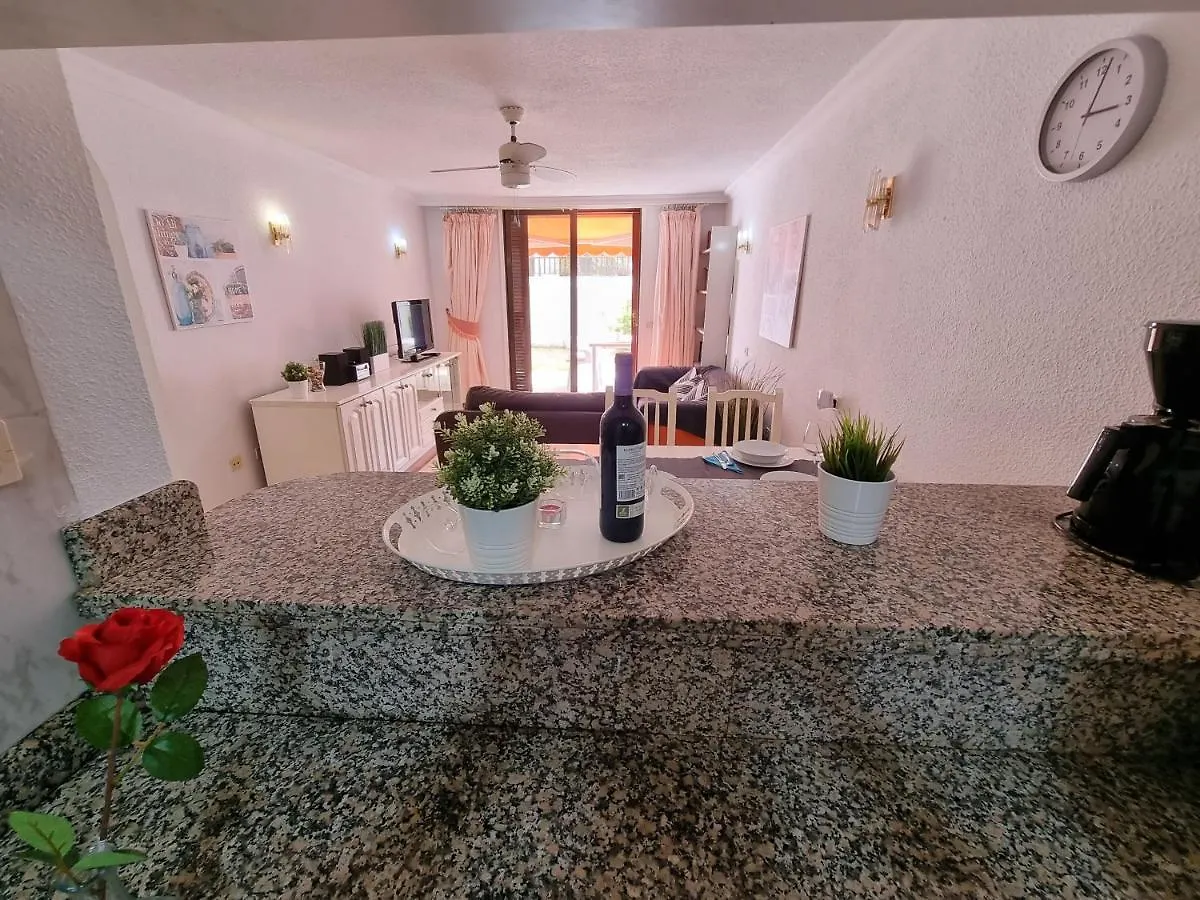 Casa Teide, Ground Floor Apartment Parque Santiago 1, Heated Pool, 100 M To Sea And Beach, Wifi Playa de las Américas